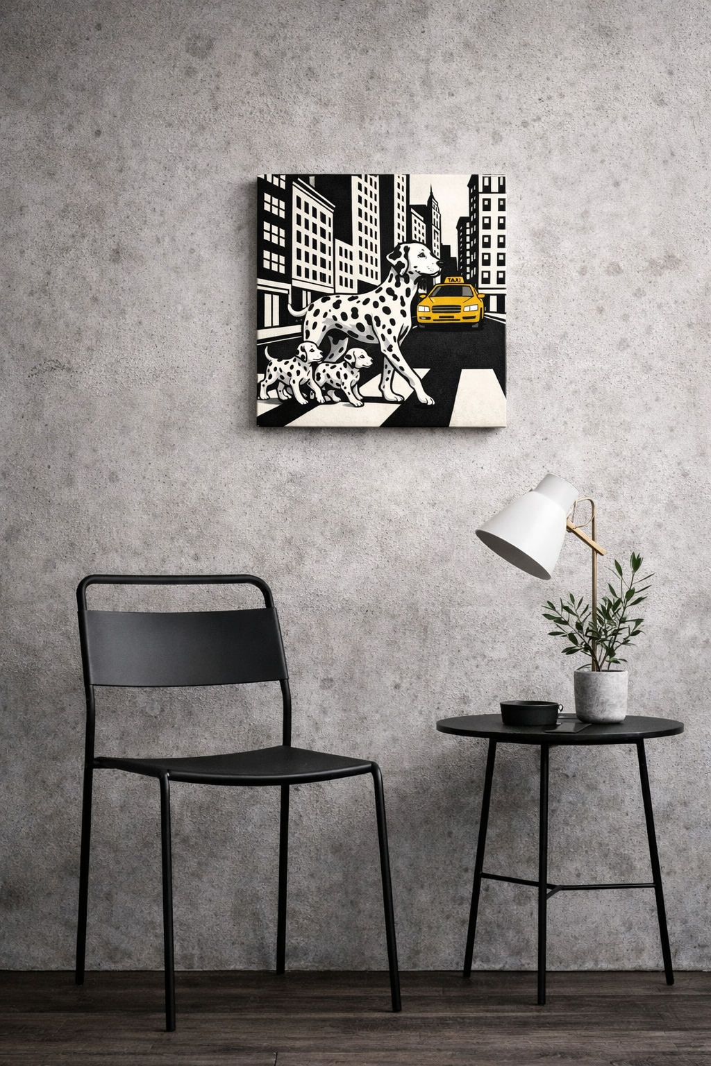 Dalmatian NYC 05 / Leinwandbild