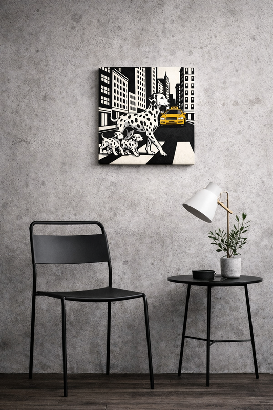 Dalmatian NYC 05 / Leinwandbild