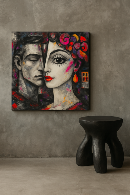 Two Souls / Leinwandbild - WOOVE