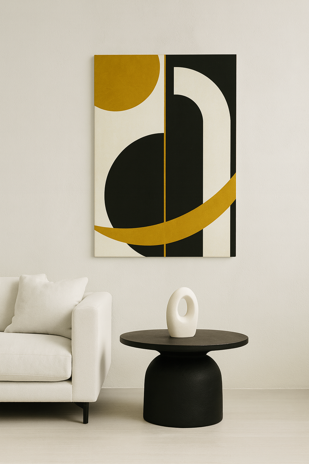 Golden Arc / Leinwandbild - WOOVE