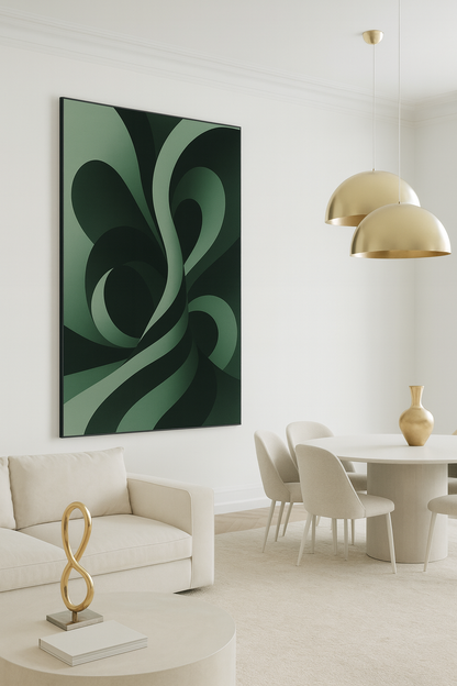 Waves & Shadows No.2 / Leinwandbild - WOOVE