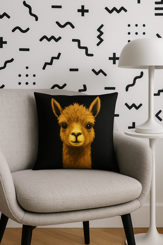 NOA.HOME. Golden Alpaca / Kissenbezug - WOOVE