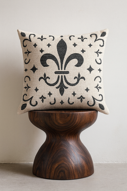 Fleur-de-Lis 1 / Print-Kissenbezug - WOOVE
