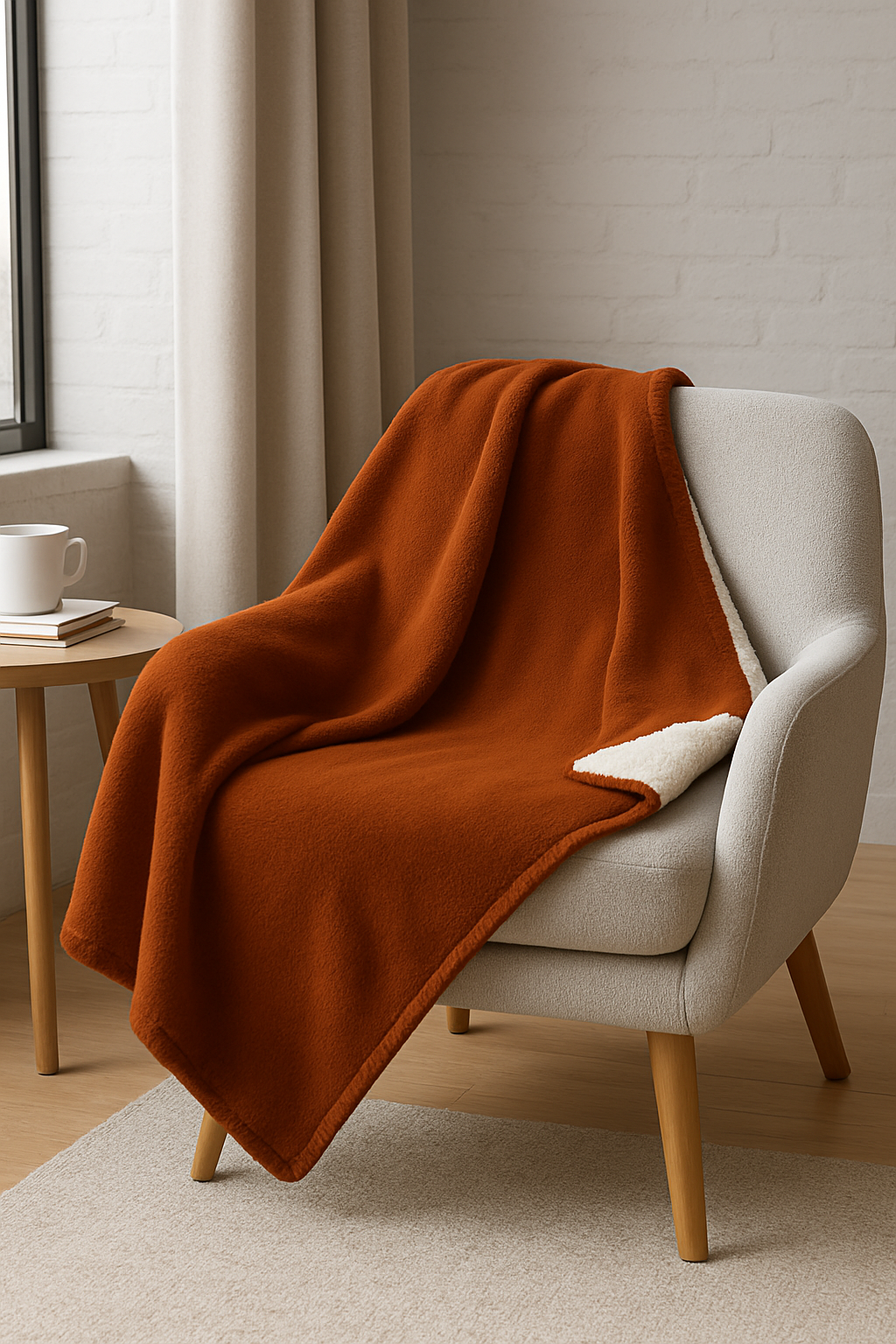 NOA.HOME. Sherpa Decke Kastanie - WOOVE