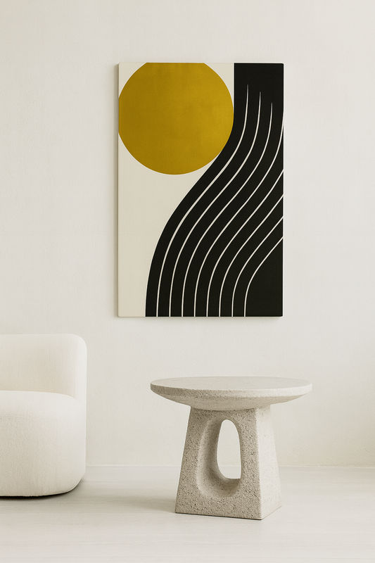 Lines of Light / Leinwandbild - WOOVE