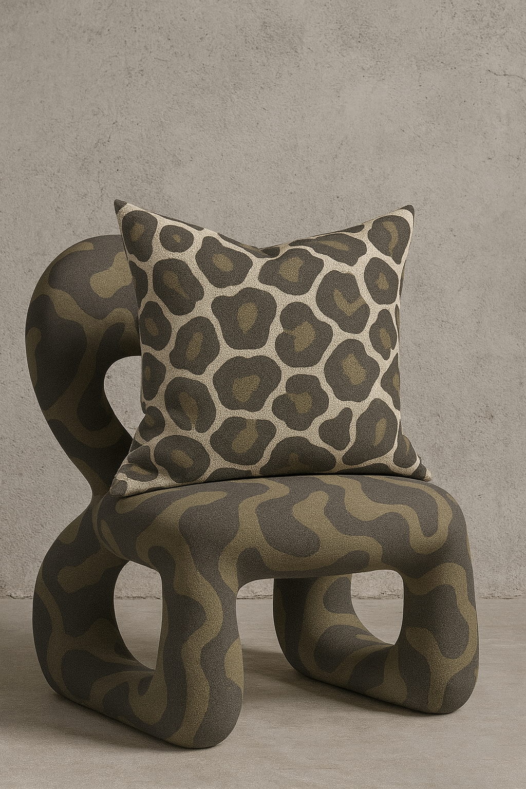 NOA.HOME. / Bold Leopard Grey / Print-Kissenbezug - WOOVE