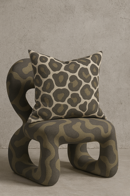 NOA.HOME. / Bold Leopard Grey / Print-Kissenbezug - WOOVE