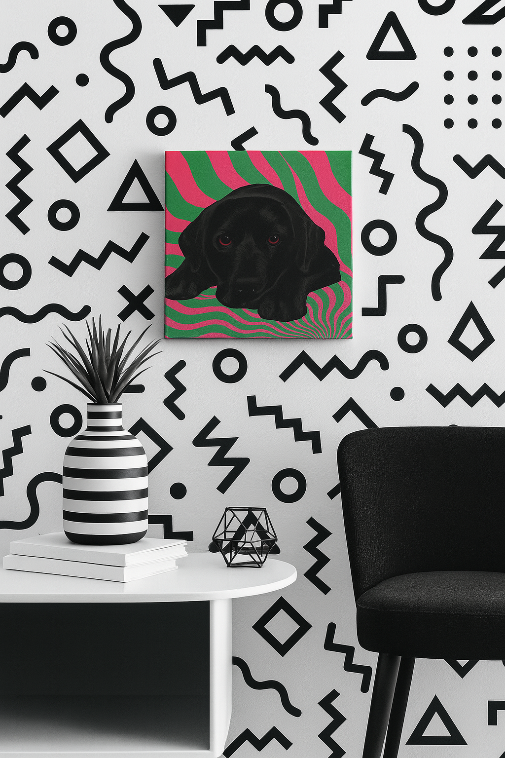 Downtown Dreamer / Mini-Leinwandbild - WOOVE