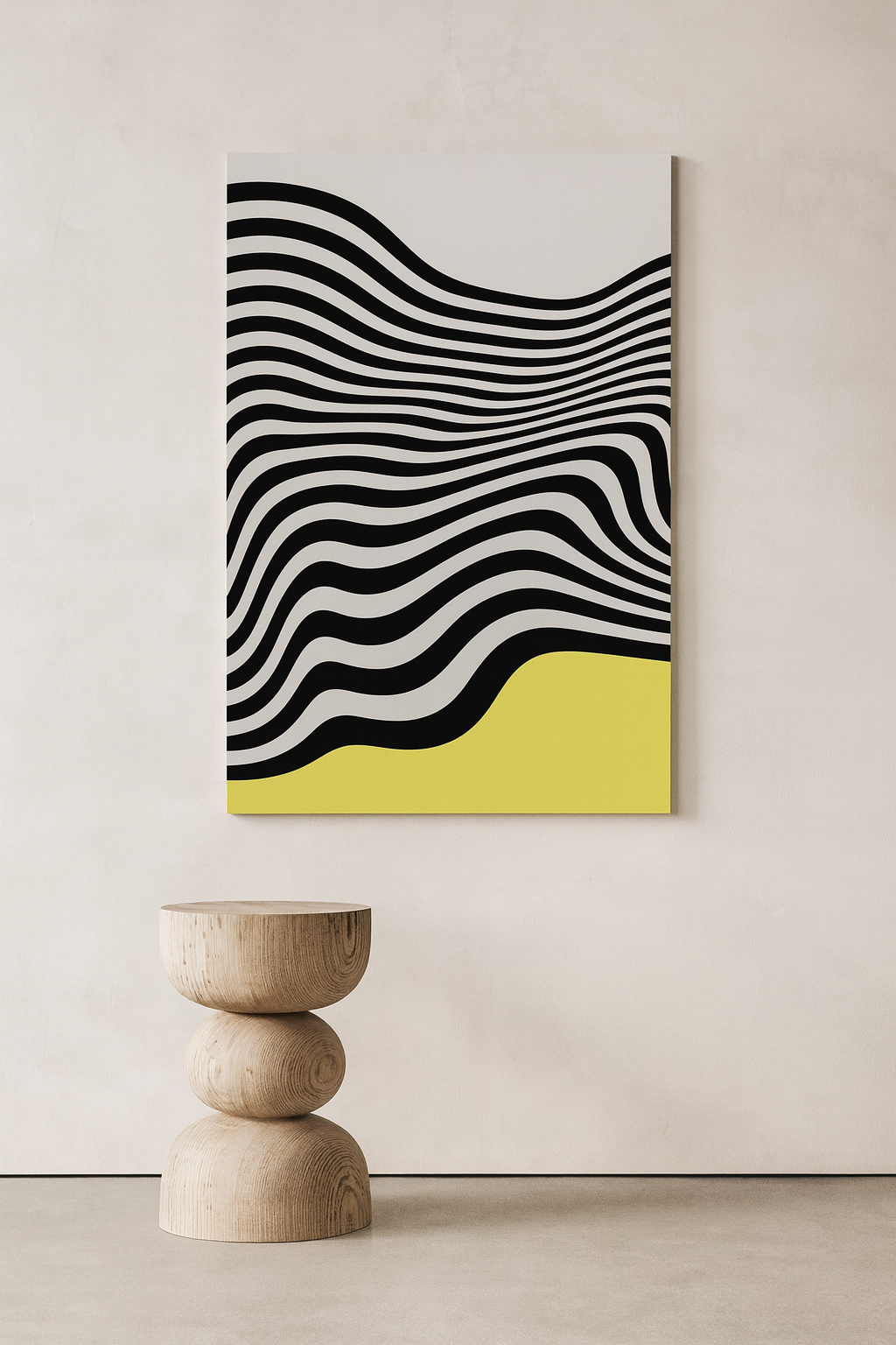 Lemon Current / Leinwandbild - WOOVE