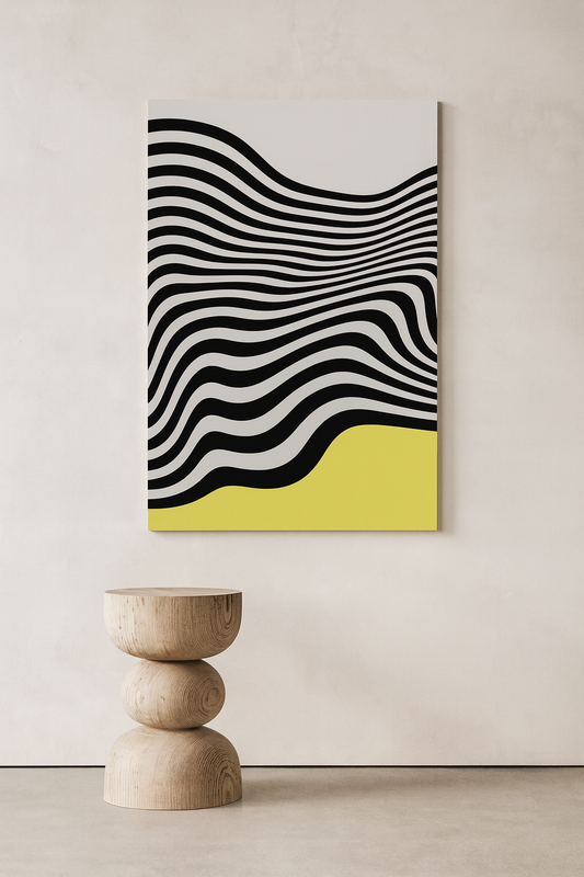 Lemon Current / Leinwandbild - WOOVE