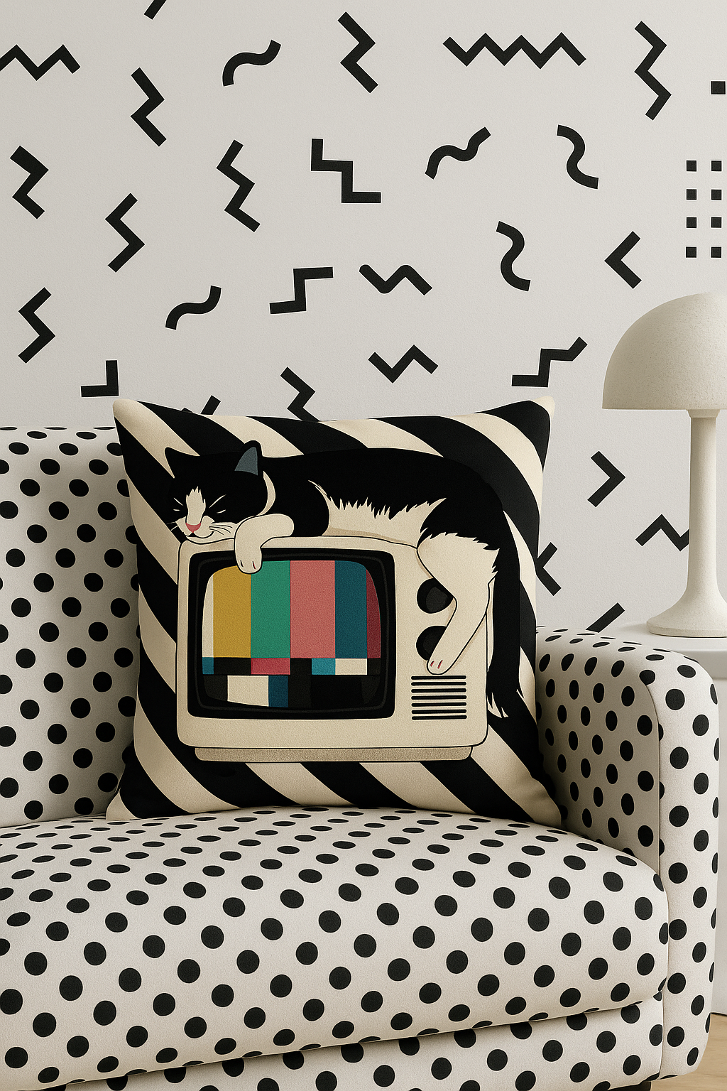 NOA.HOME. Cat in Memphis No.1 / Kissenbezug - WOOVE