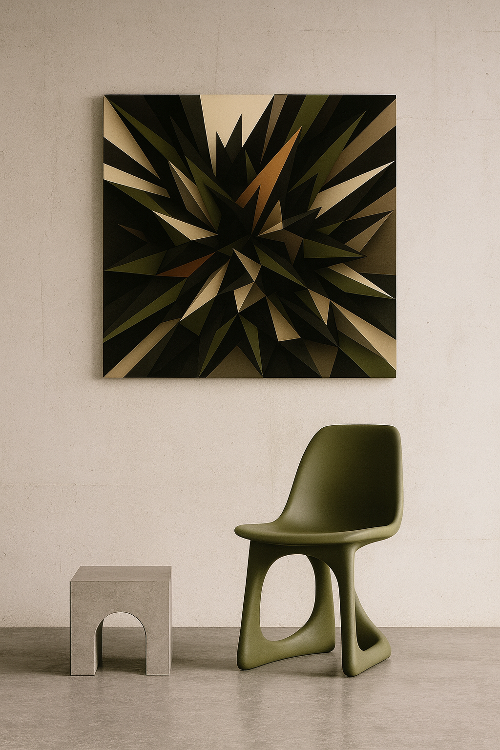 Fractured Light / Leinwandbild - WOOVE