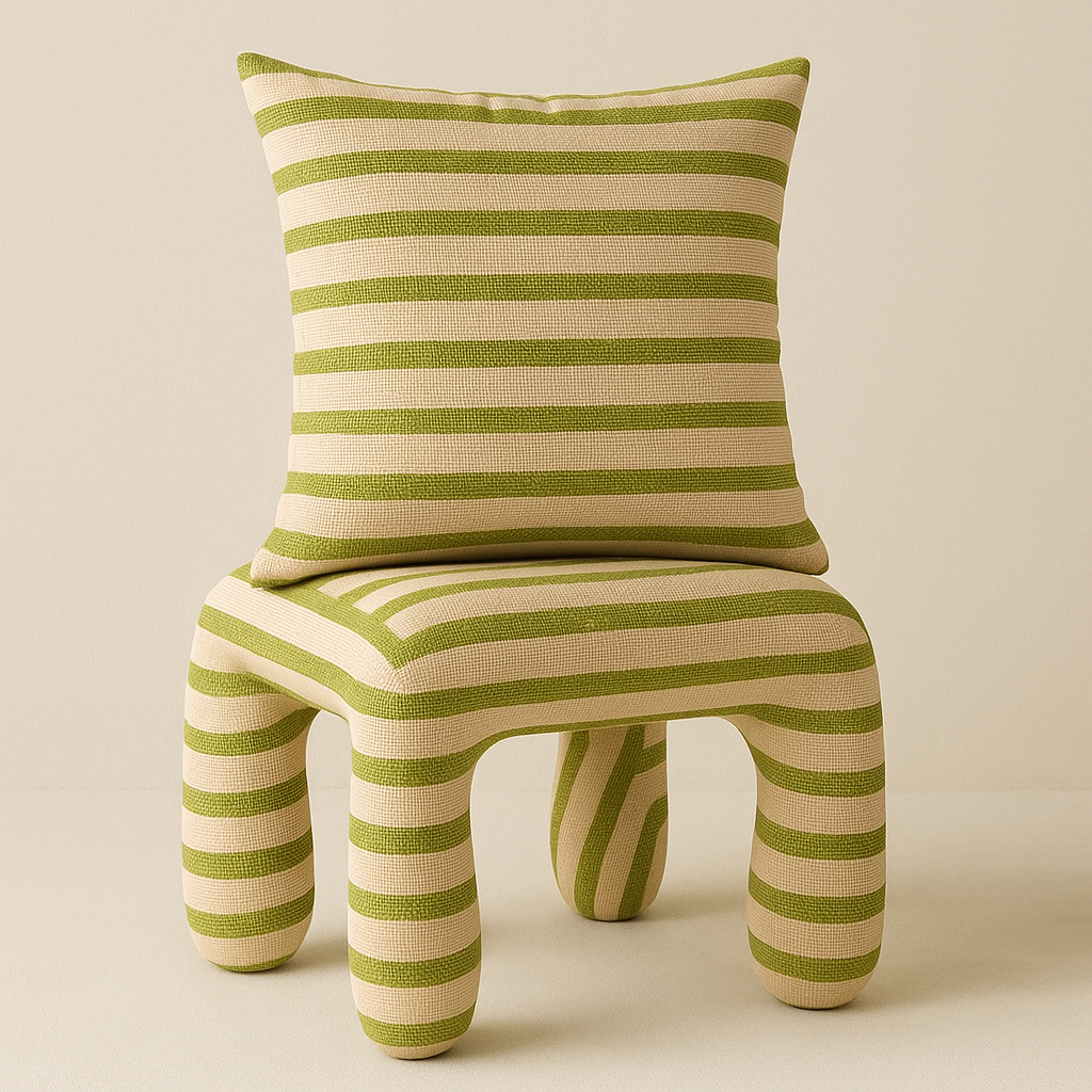 Mono Line 7 / Print-Kissenbezug - WOOVE