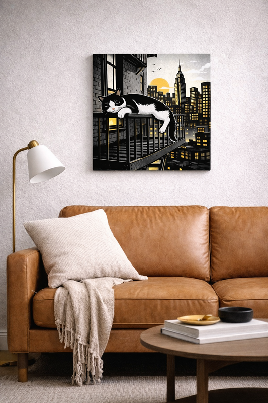 City Cat NYC 01 / Leinwandbild