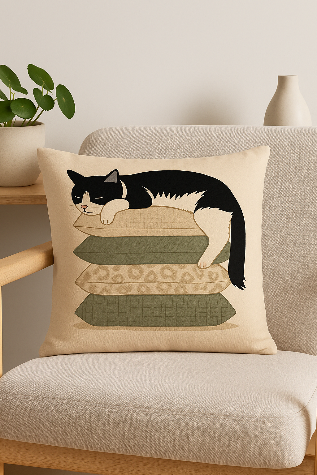 NOA.HOME. Cat in Memphis No.5 / Kissenbezug - WOOVE