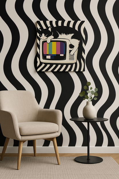 Off Air/ Mini-Leinwandbild - WOOVE