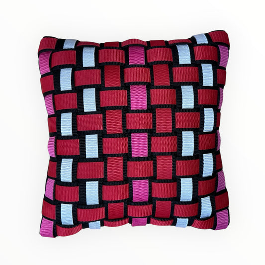 02 BAUHAUS VIBES11 Black &amp; Red l Cushion Cover