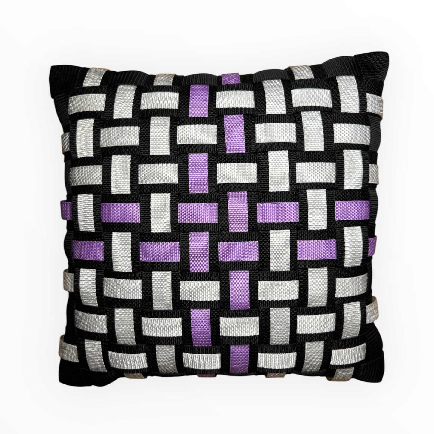 021 NEON GRID LAVENDER Neonmix l Pillowcase