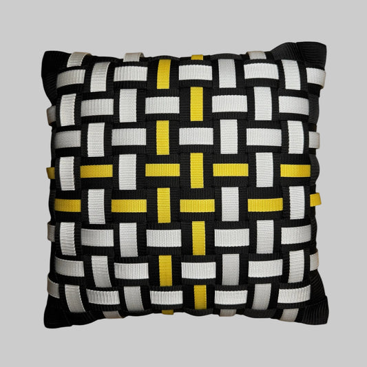 NEON GRID SOLAR Neonmix l Kissenbezug - WOOVE