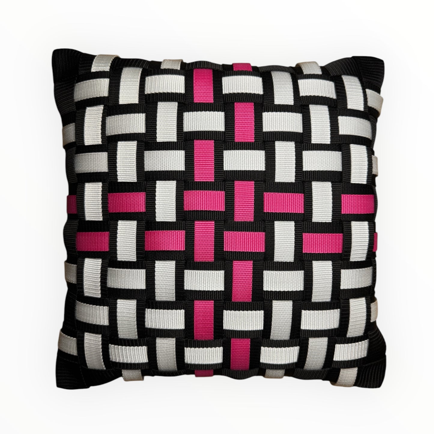 021 NEON GRID MAGENTA Neonmix l Pillowcase