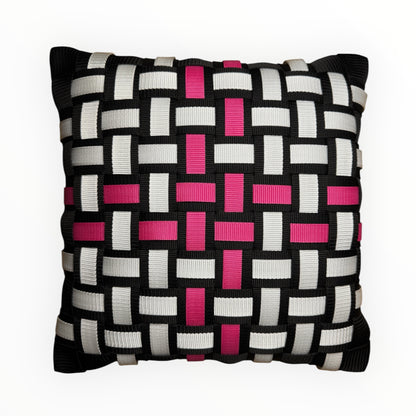 021 NEON GRID MAGENTA Neonmix l Kissenbezug