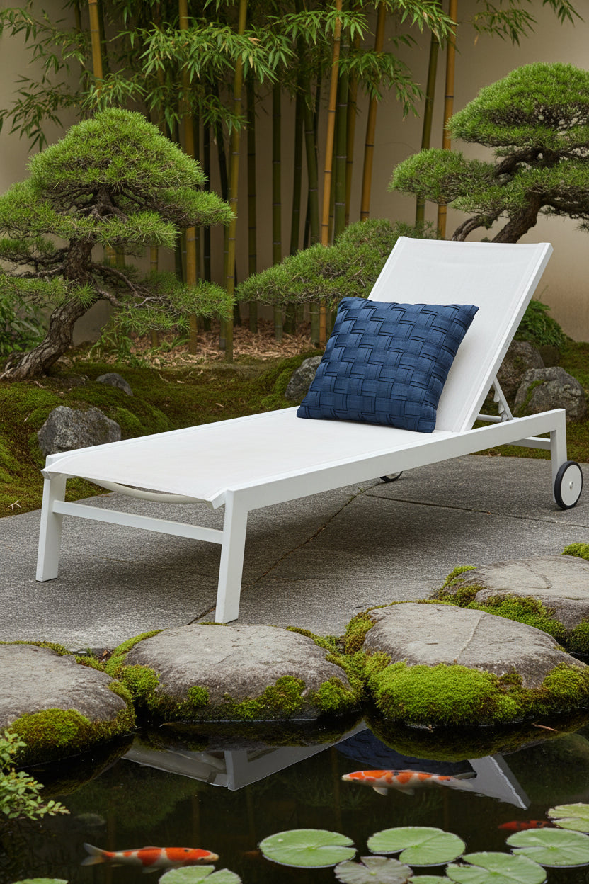 Kuro - Handgewebtes Design-Kissen / Onyx