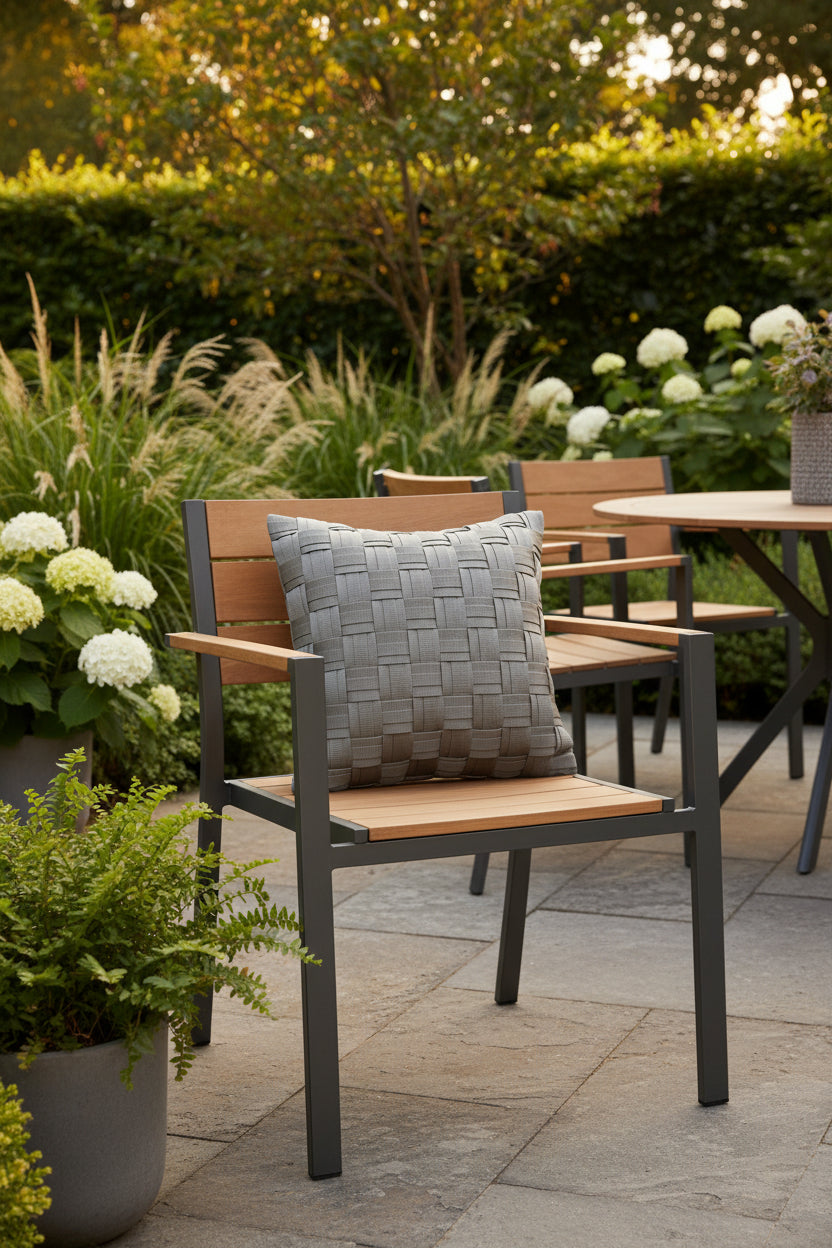 Duna - Handgewebtes Design-Kissen / Sand