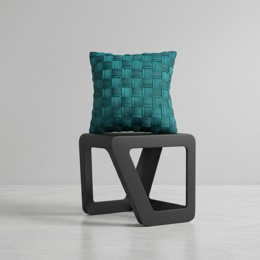 Farn - Handgewebtes Design-Kissen
