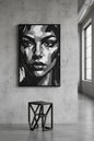 Still Gaze / Leinwandbild - WOOVE
