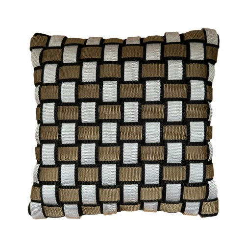 03 BEACH3 Black, White &amp; Beige l Cushion Cover